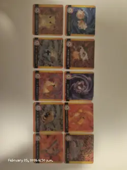 1999 Pokemon Action Flipz Premier Edition Artbox 9 Lot READ - Image 1