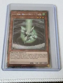 Yugioh Lightning, Dragon Ruler of Drafts (Plat ScR) - Quarter Century Bonanza - Image 1