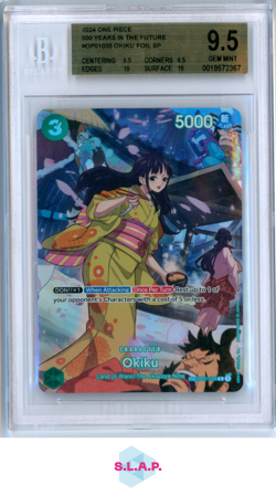 OKIKU SP ONE PIECE 500 YEARS IN THE FUTURE 2024 OP01035 BGS 9.5 - Image 1