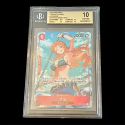 2022 One Piece Romance Dawn Nami Alternate Art Pristine Japanese OP01-016 BGS 10 - Image 1