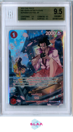 IZO SP ONE PIECE 500 YEARS IN THE FUTURE 2024 OP03003 BGS 9.5 - Image 1