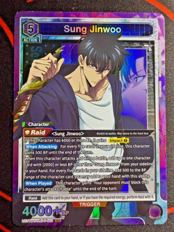 Sung Jinwoo SR UE17BT/SLG-1-021 - Union Arena: Solo Leveling - English NM - Image 1