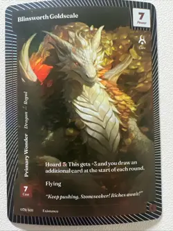 Wonders of the First- CLASSIC FOIL EPIC- BLINSWORTH GOLDSCALE - 79/401 - Image 1