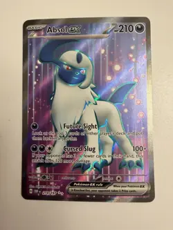 Pokemon TCG Absol EX Obsidian Flames Holo Ultra Rare Card 214/197 - Image 1
