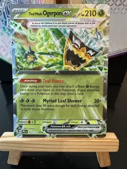 Pokemon Card - Teal Mask Ogerpon EX Double Rare - 012/131 - Prismatic Evolutions - Image 1
