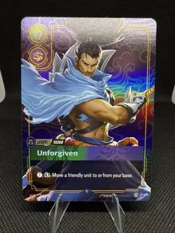 Riftbound Yasuo Card unforgiven Origins OGN 259/298 League Of Legends English - Image 1