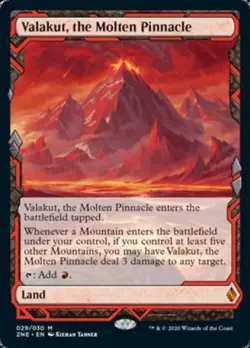 Valakut the Molten Pinnacle -Foil Near Mint MTG Zendikar Rising Expeditions - Image 1