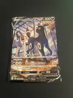 Pokemon TCG Umbreon v TG22/TG30 Swsh09 Trainer Gallery Holo Card Brilliant Stars - Image 1