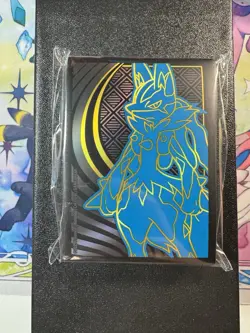 Mega Lucario Card 65 Sleeves (New & Sealed) - Pokemon - Mega Evolutions ETB - Image 1