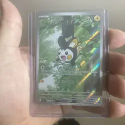 Emolga 112/086 SV: Black Bolt - Pokemon Card - NM - Image 1