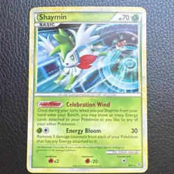 Shaymin Holo Rare 8/95 Unleashed Basic Pokemon TCG Pokemon Card English 2010 - Image 1