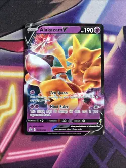 Alakazam V SWSH083 SWSH: Sword & Shield Promo Cards Holo NM - Image 1