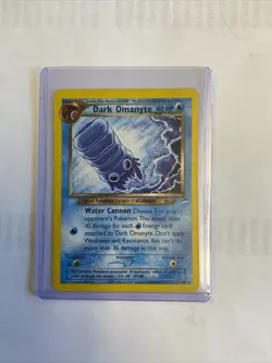 Dark Omanyte 37/105 Neo Destiny Un Common Pokemon Card NM - Image 1