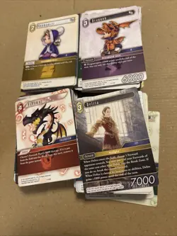 Final Fantasy TCG Opus 4 Bundle Over 200 Cards Non Foil - Image 1