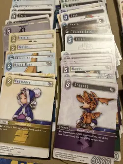 Final Fantasy TCG Opus 4 Bundle Over 200 Cards Non Foil - Image 3
