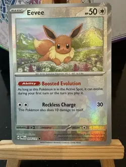 Pokemon Card - Eevee 074/131 Pokeball Reverse Holo - Prismatic Evolutions - Image 1