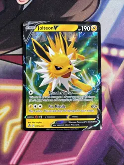Jolteon V SWSH151 SWSH: Sword & Shield Promo Cards Holo NM - Image 1