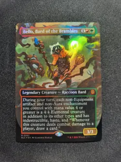 Bello, Bard of the Brambles - Borderless Foil - BloomBurrow: Commander *NM* MTG - Image 1