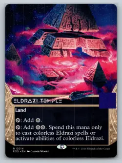 Eldrazi Temple (0014) (Borderless) Edge of Eternities: Stellar Sights Regular - Image 1