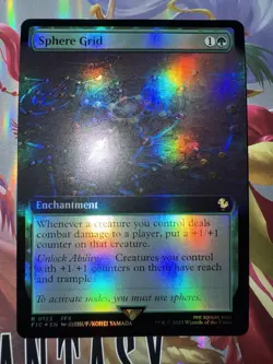 MTG Magic Sphere Grid (Extended Art Showcase) FINAL FANTASY *FOIL* - Image 1
