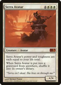Serra Avatar 1x MtG 2013 m13 Core Edition SP/NM - Image 1