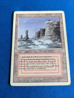 Plateau 1x MtG Revised PLAYED **See Pictures!** - Image 1