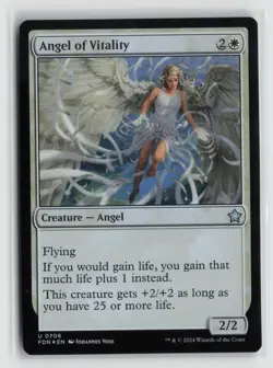 Angel of Vitality 0706 Foil Foundations FDN MTG Magic - Image 1