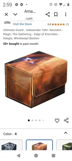 Ultimate Guard Sidewinder 100 Card Deck Box New In Wrapper. MTG Deck Box - Image 1