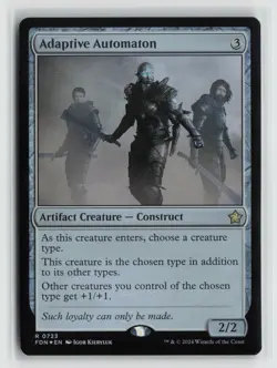 Adaptive Automaton 0723 Foil Foundations FDN MTG Magic - Image 1