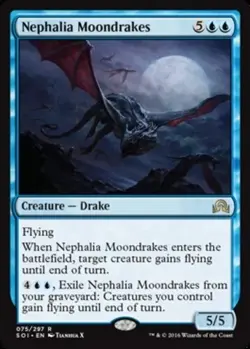 x1 Nephalia Moondrakes - Foil R MTG Shadows over Innistrad M/NM, English - Image 1