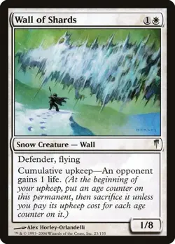 Wall of Shards Coldsnap Magic The Gathering MTG Card - Image 1