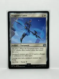 Final Fantasy Magic the Gathering MTG Dragoon's Lance #0017 - Image 1