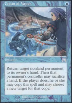 MTG English Chain of Vapor NM Normal Onslaught - Image 1