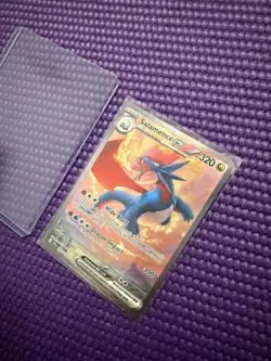 Pokemon TCG Journey Together Salamence EX Card 187/159 - Image 4