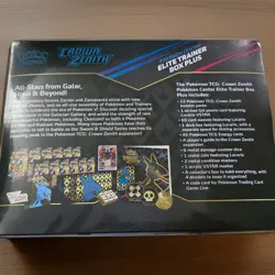 Crown Zenith Pokemon Center Elite Trainer Box Plus Factory Sealed & Acrylic Case - Image 3