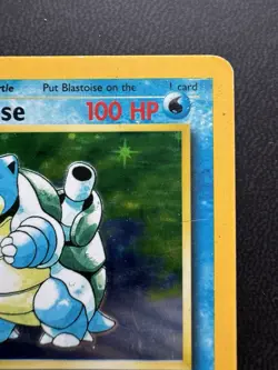 Blastoise No Stage Error Misprint - 2/102 Base Set Holo HP - Vintage Pokemon - Image 3