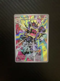 Pokemon TCG Loudred 212/182 Sv04: Paradox Rift Illustration Rare NM - Image 1
