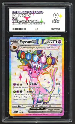 Pokemon Card - ACE 9 Espeon EX 175 - Prismatic Evolutions Black Star Promo - Image 1