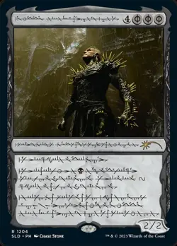 MTG K'rrik, Son of Yawgmoth - Foil - Phyrexian, Secret Lair Drop Series, Lightly - Image 1
