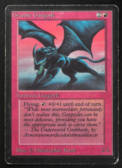 Granite Gargoyle Magic Card Beta LEB MTG - Image 1