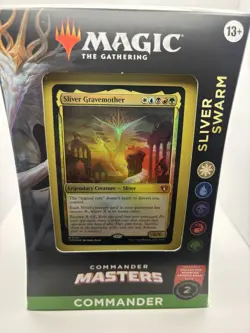 Magic the Gathering Commander Masters Sliver Swarm Deck New Sealed - Image 1