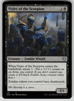 Vizier of the Scorpion Normal U Starter Commander Decks 119 NM - Image 1