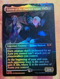 Eriette of the Charmed Apple (Borderless) (Foil) MTG Wilds of Eldraine (WOE) NM - Image 1