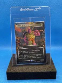 Magic the Gathering PSA Magazine Promo Swords to Plowshares Thanos - Image 1