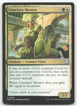 CONCLAVE MENTOR 320 UC COMMANDER: MARCH OF THE MACHINE MTG NM/M - Image 1