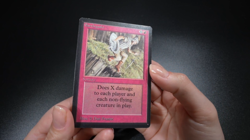 Earthquake Magic Card Beta LEB MTG - Image 2