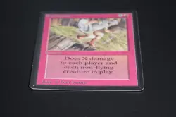 Earthquake Magic Card Beta LEB MTG - Image 5