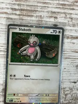 Slakoth FART SWIRL (Cosmos Holo) 160/193 Pokemon Trading Card Game NM - Image 2