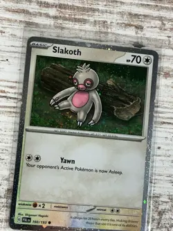 Slakoth FART SWIRL (Cosmos Holo) 160/193 Pokemon Trading Card Game NM - Image 3