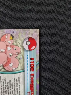 Topps Pokemon Card Series 2 - Exeggcute Non-Holo Blue Logo MP RARE TV Edition - Image 4